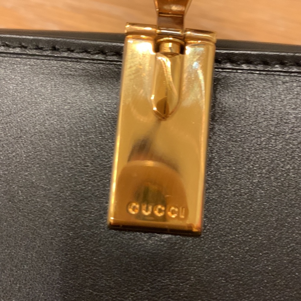Gucci Guccissma leather logo wallet black - Picture 3 of 13